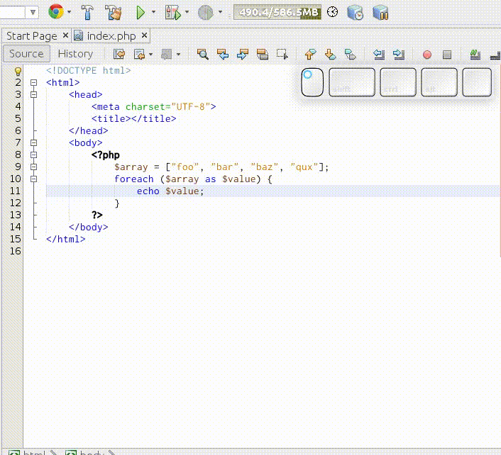 php conditional breakpoints and new5
